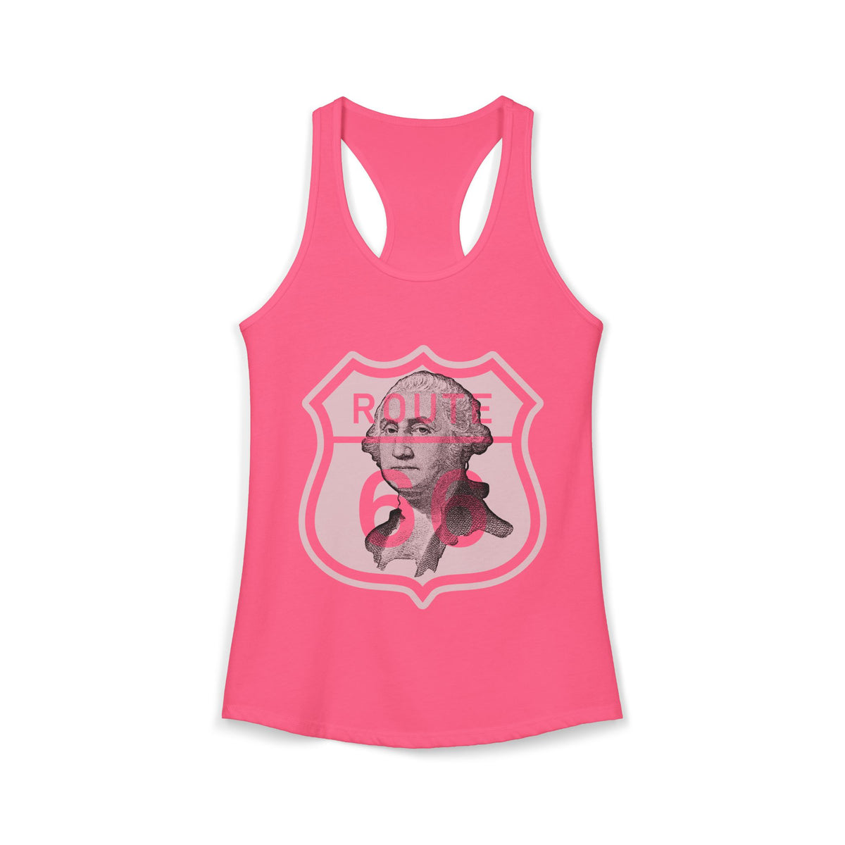 George Washington Route 66 Women’s Racerback Tank
