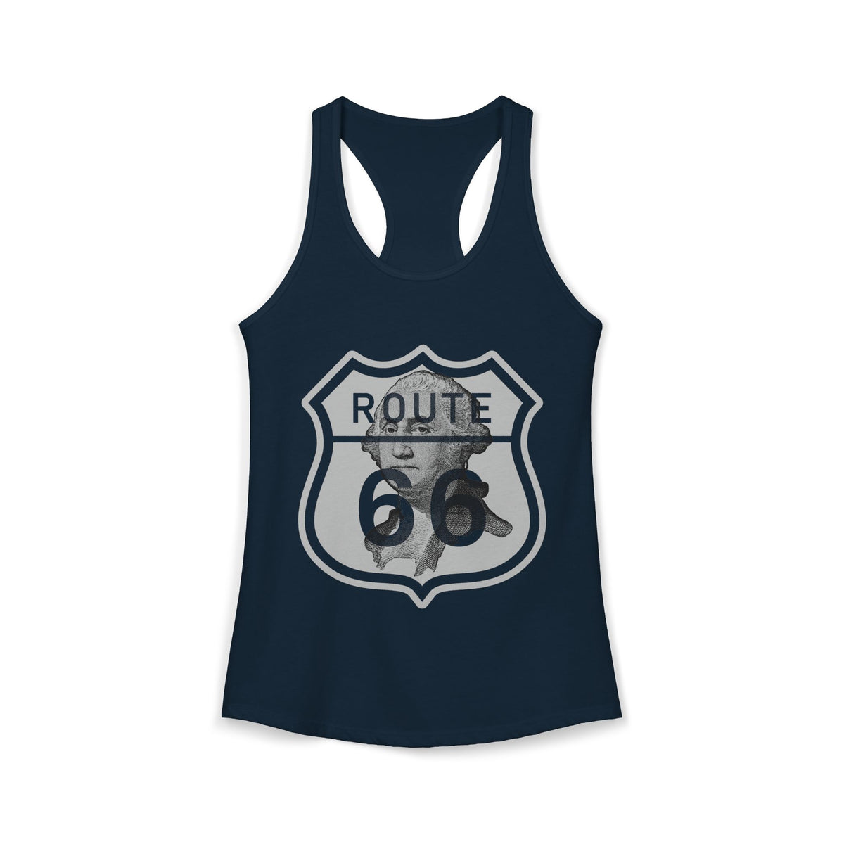 George Washington Route 66 Women’s Racerback Tank