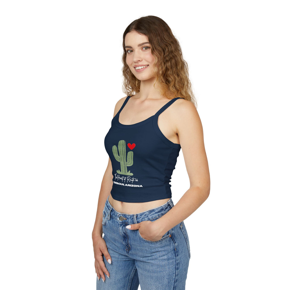 Kingman, AZ: Route 66 Women’s Spaghetti Strap Tank