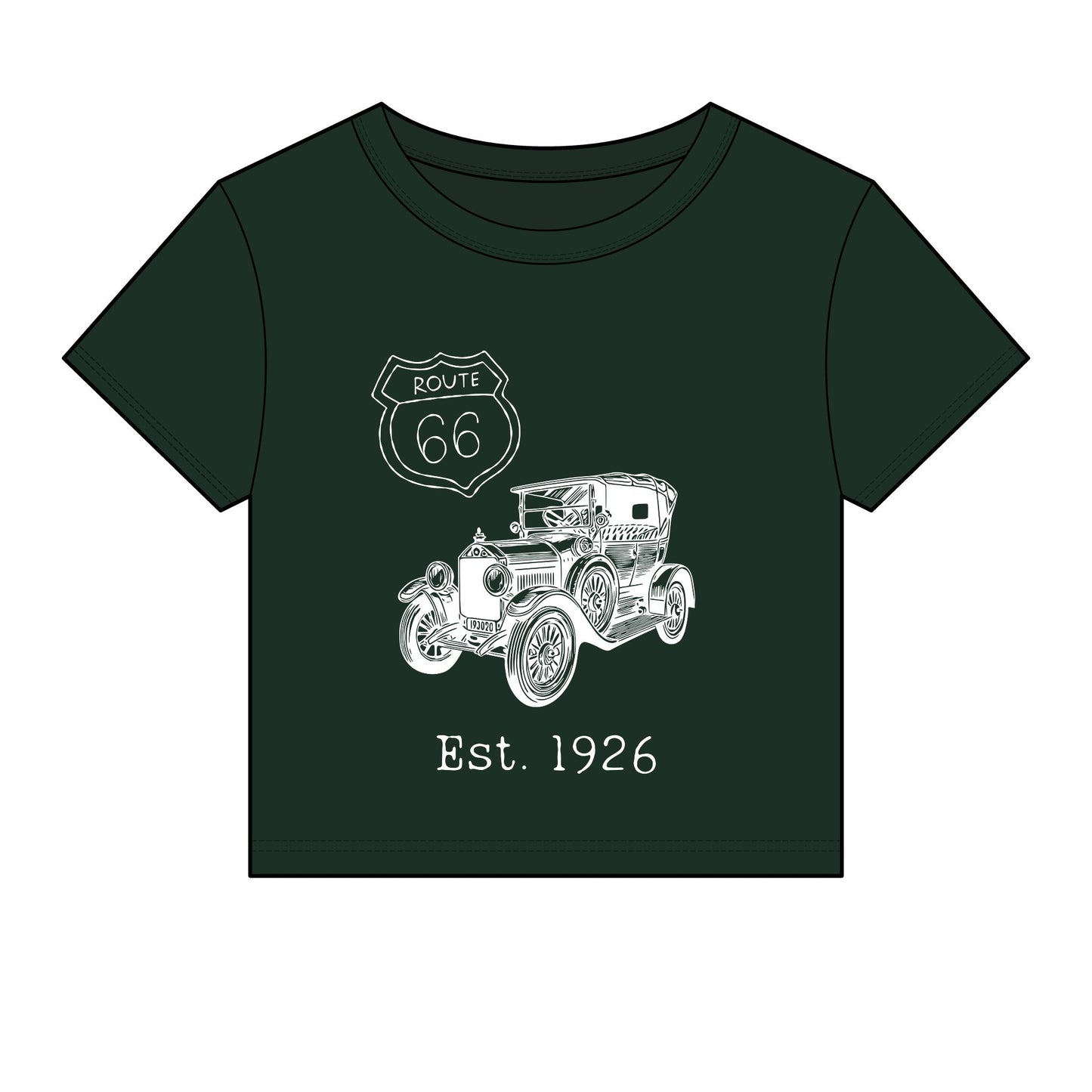 Route 66 Centennial Baby Tee