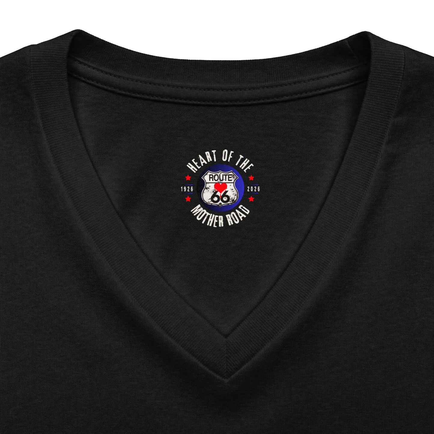 Centennial Route 66 100th Birthday Cake V‑Neck Tee