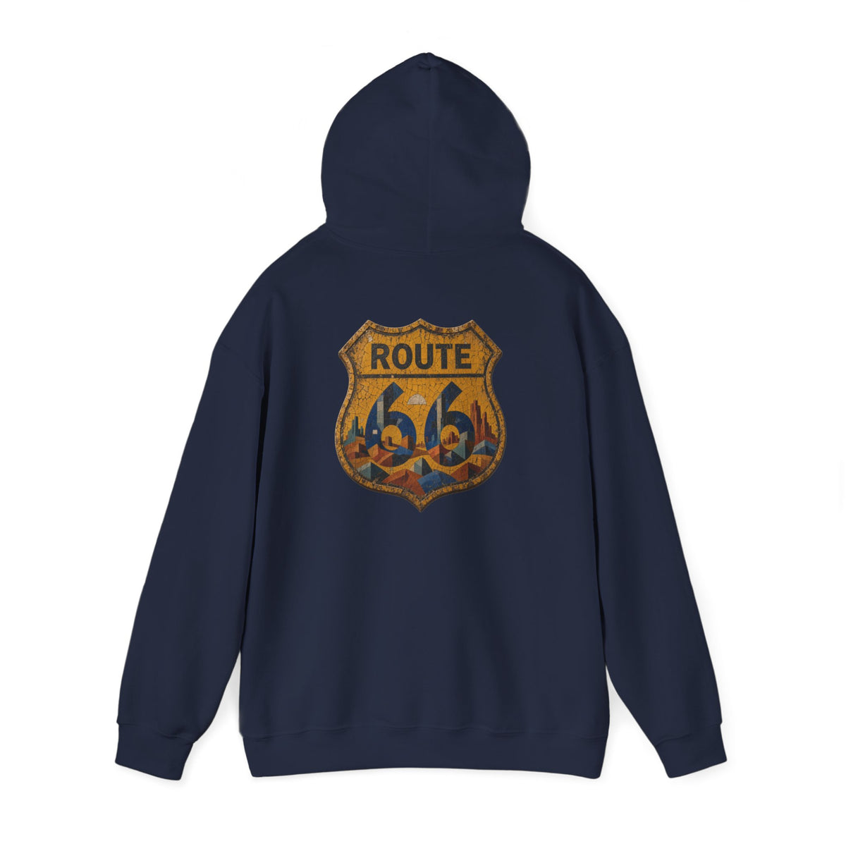 Route 66 Mosaic Shield Unisex Heavy Blend™ Hoodie