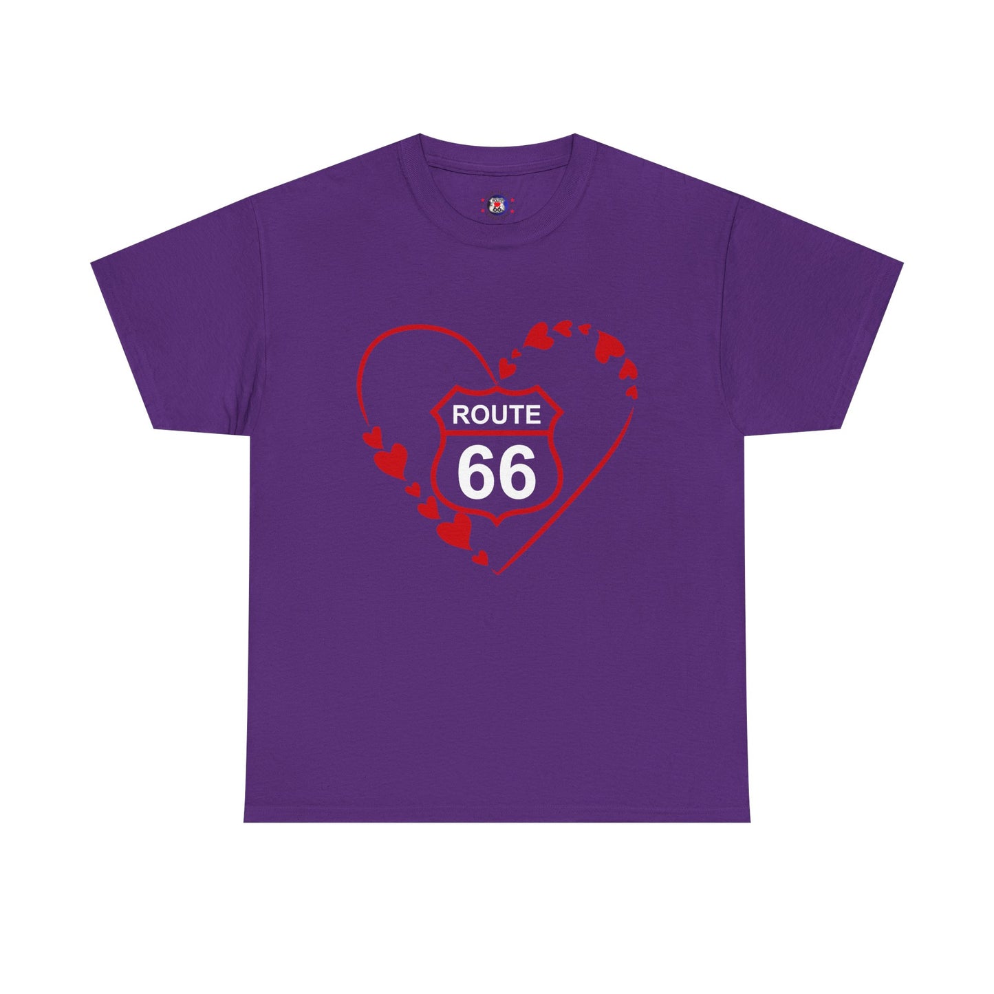 Route 66 Unisex Heart Tee: Love is in The Air