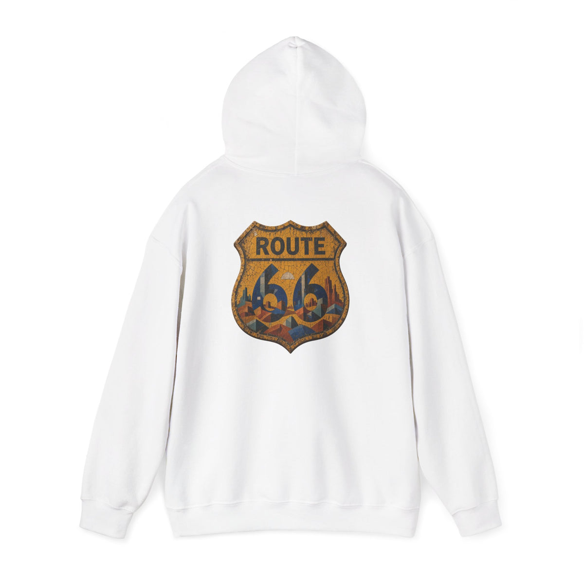 Route 66 Mosaic Shield Unisex Hoodie