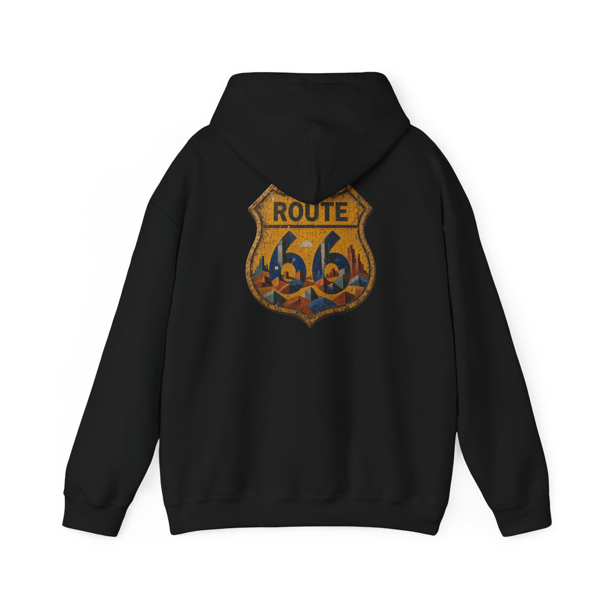 Route 66 Mosaic Shield Unisex Heavy Blend™ Hoodie