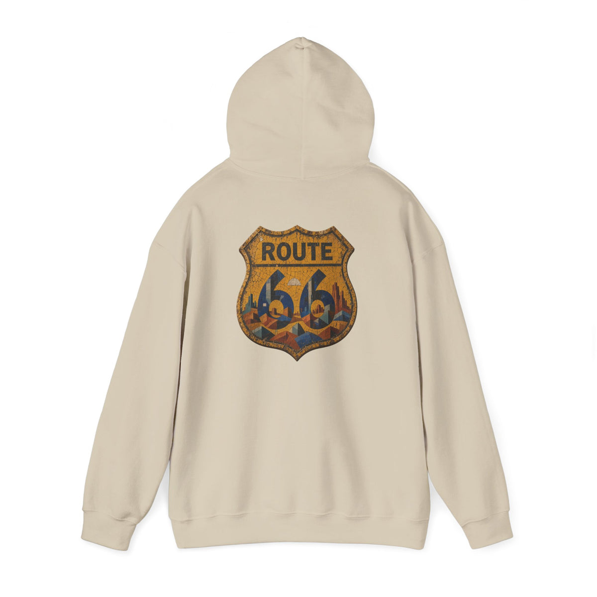 Route 66 Mosaic Shield Unisex Heavy Blend™ Hoodie