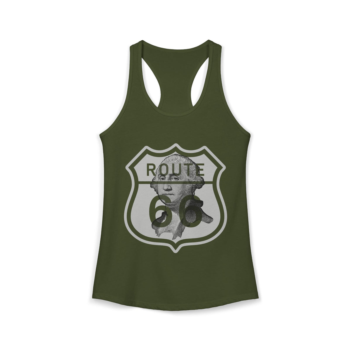 George Washington Route 66 Women’s Racerback Tank