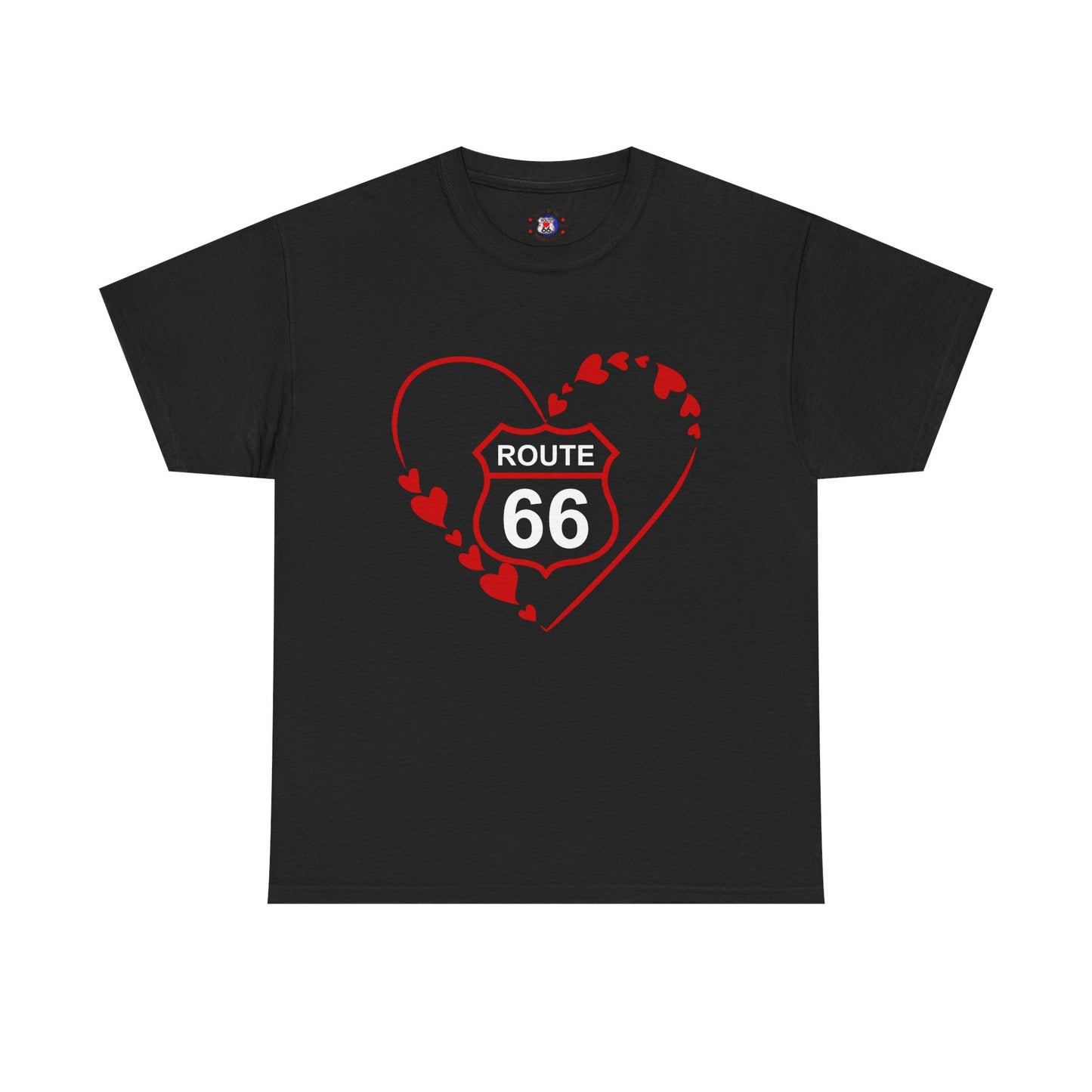 Route 66 Unisex Heart Tee: Love is in The Air