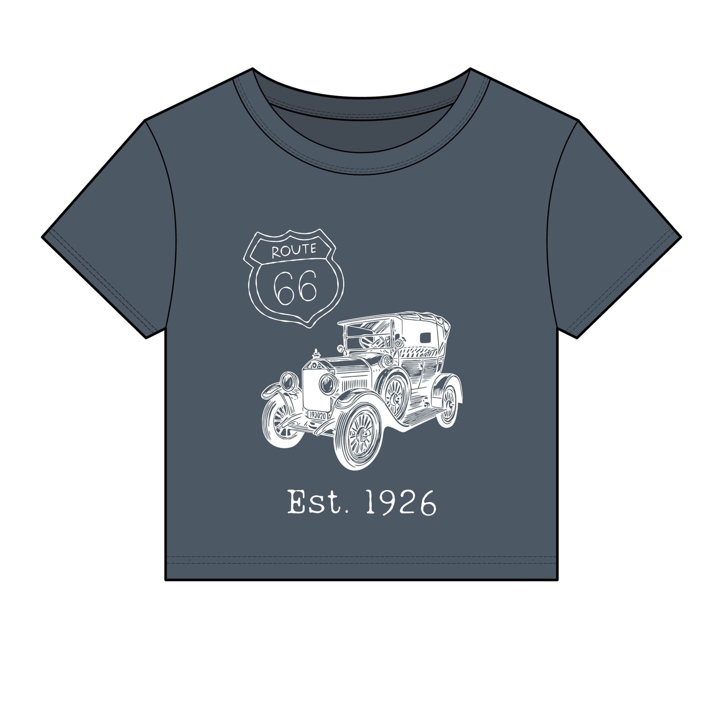 Route 66 Centennial Baby Tee