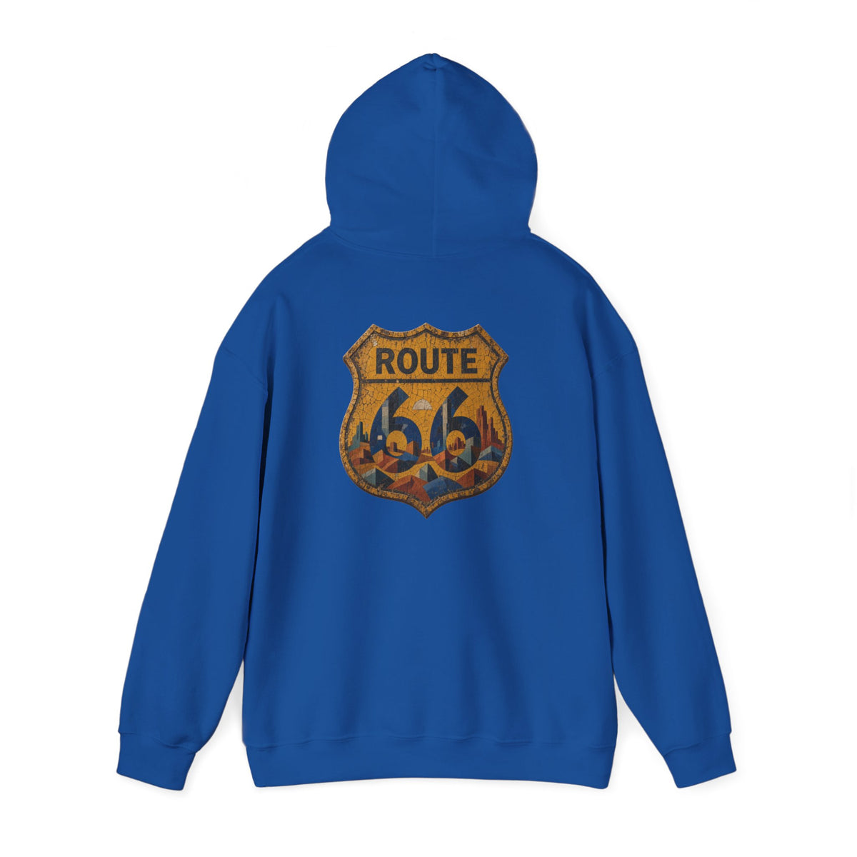 Route 66 Mosaic Shield Unisex Heavy Blend™ Hoodie