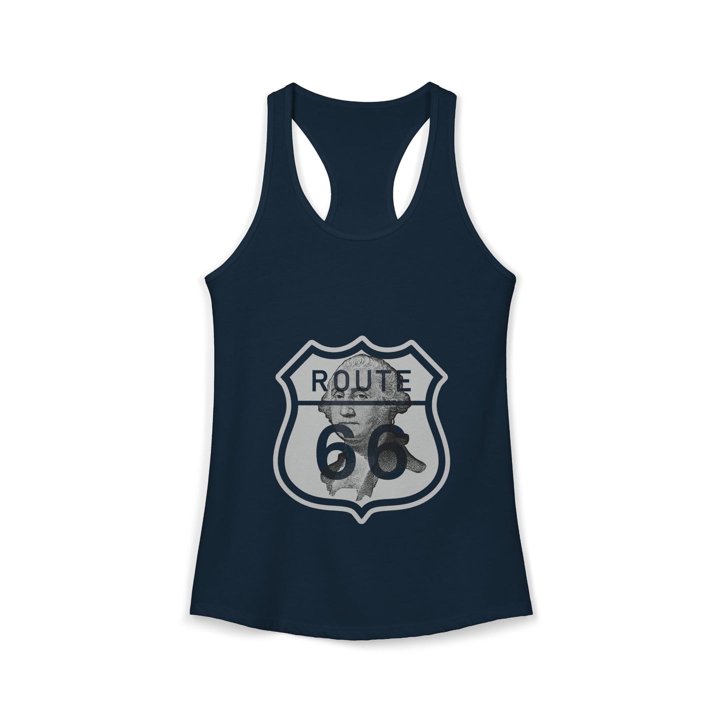 George Washington Route 66 Women’s Racerback Tank