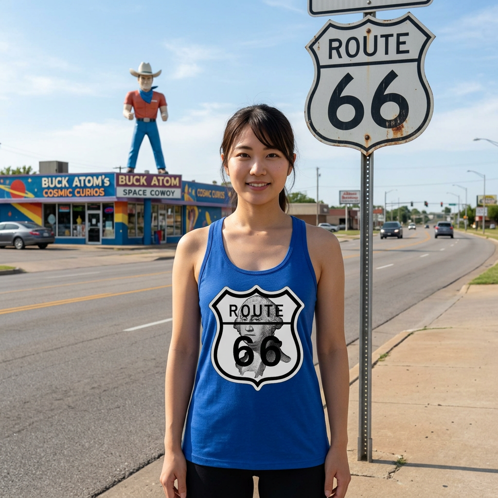 George Washington Route 66 Women’s Racerback Tank