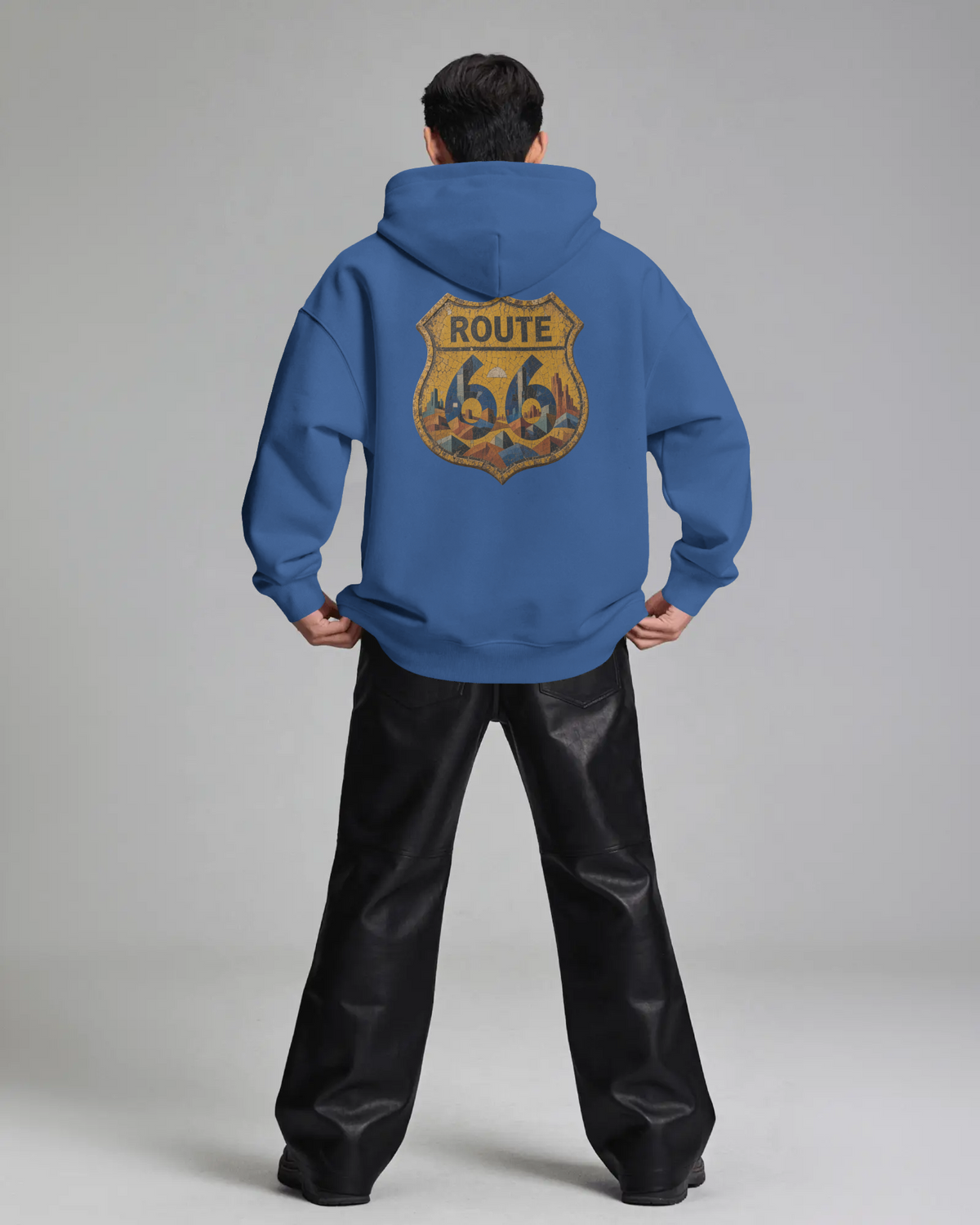 Route 66 Mosaic Shield Unisex Heavy Blend™ Hoodie
