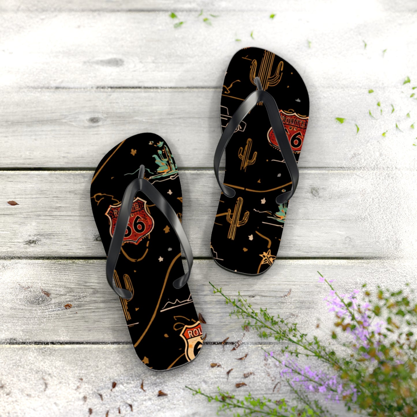 Route 66 Desert Nights Flip Flops