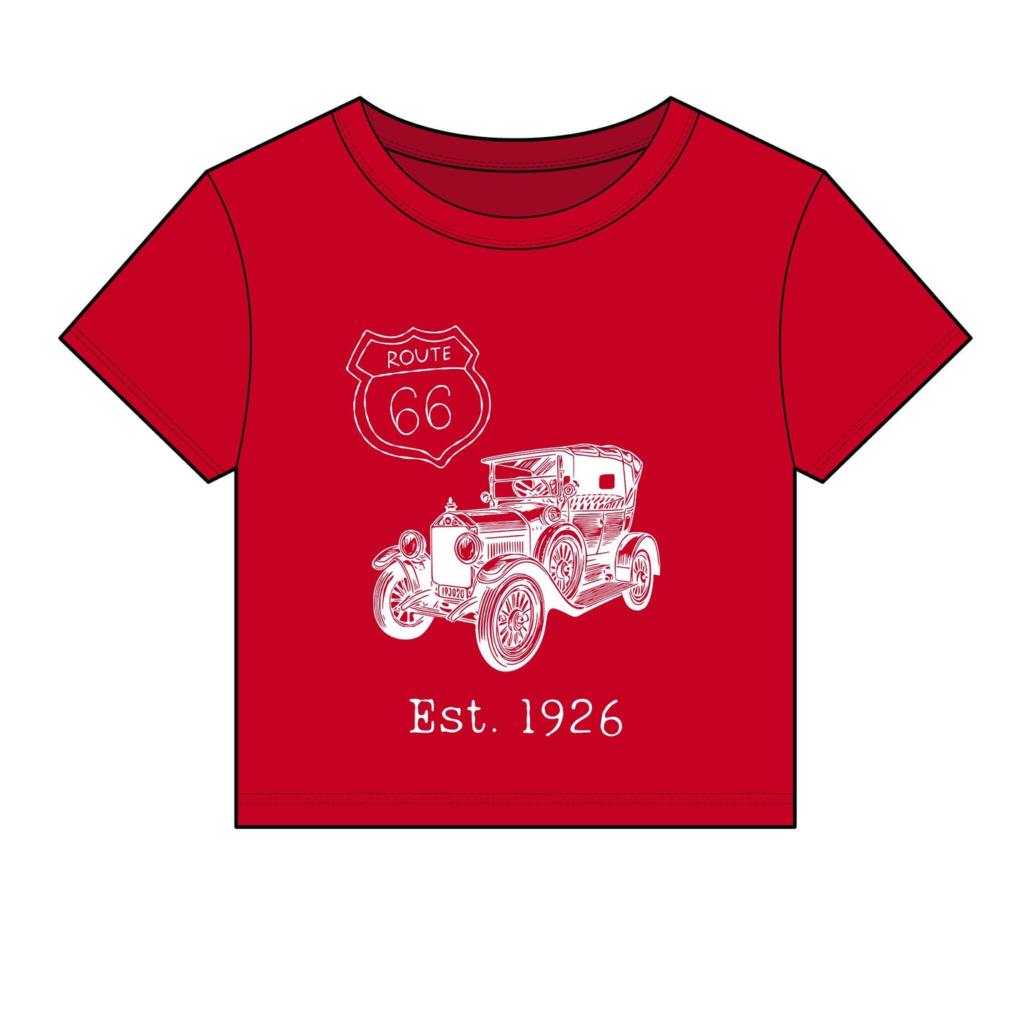 Route 66 Centennial Baby Tee