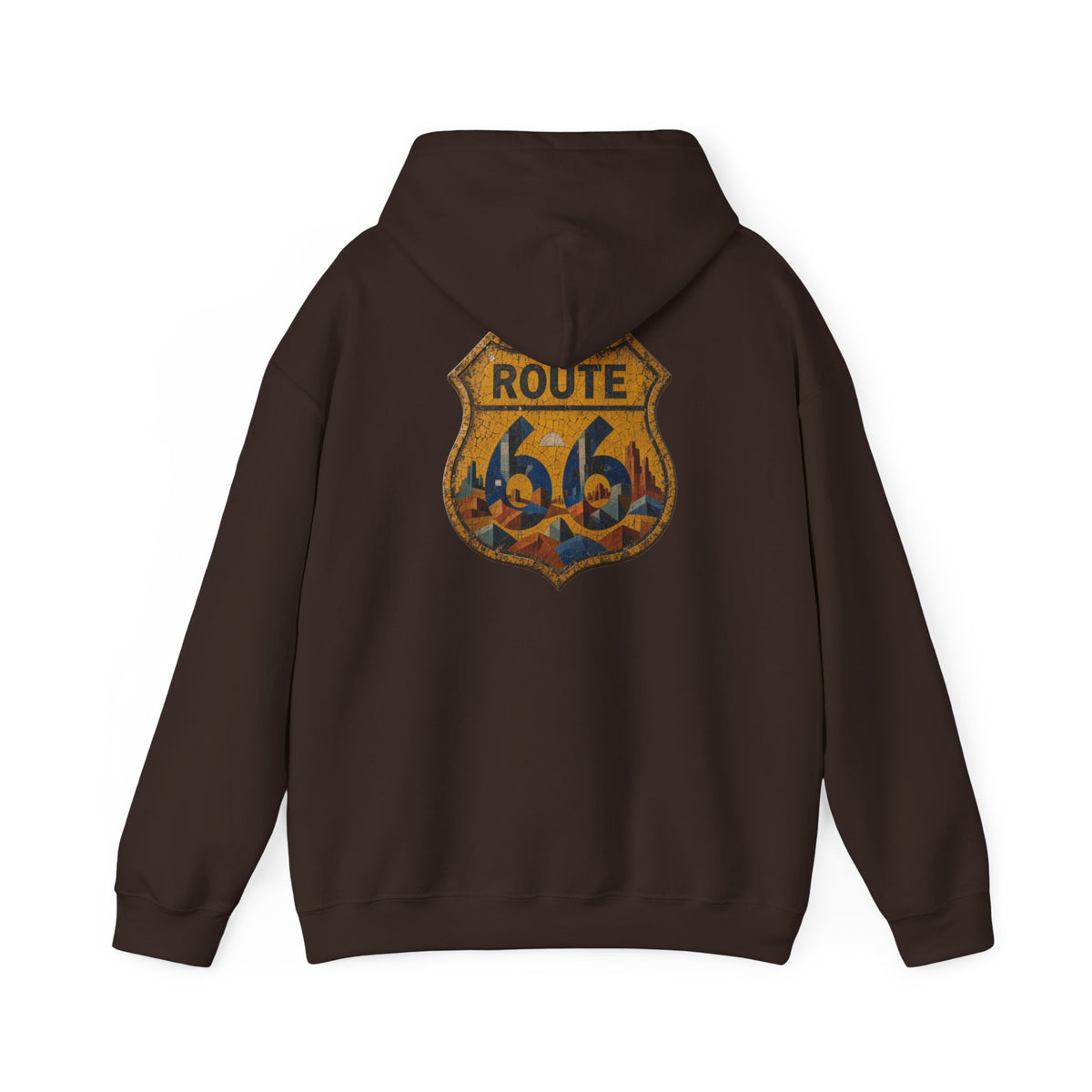 Route 66 Mosaic Shield Unisex Heavy Blend™ Hoodie