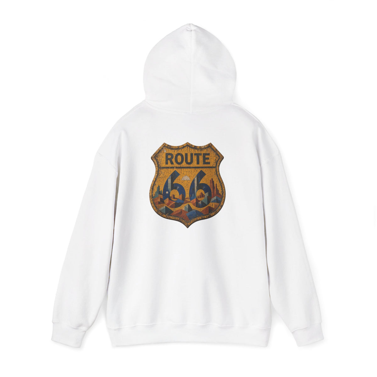 Route 66 Mosaic Shield Unisex Heavy Blend™ Hoodie