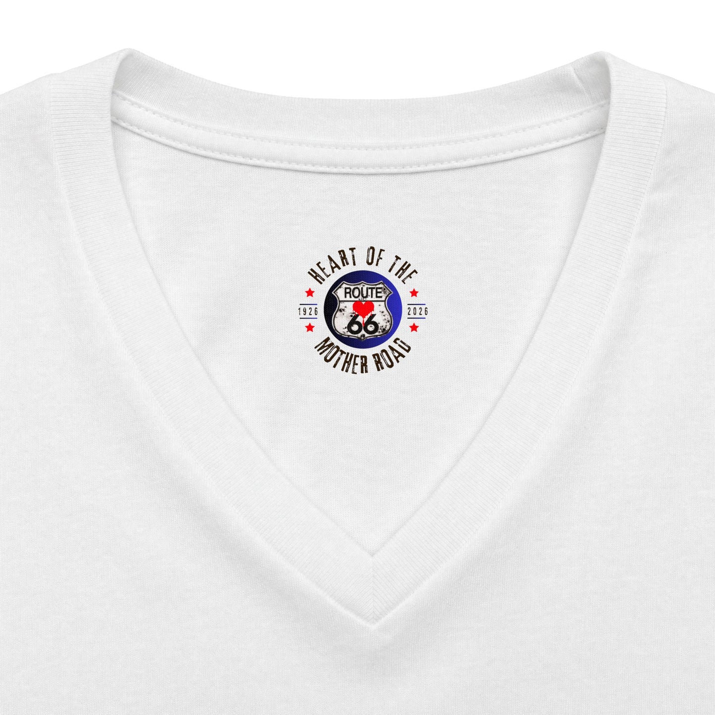 Centennial Route 66 100th Birthday Cake V‑Neck Tee