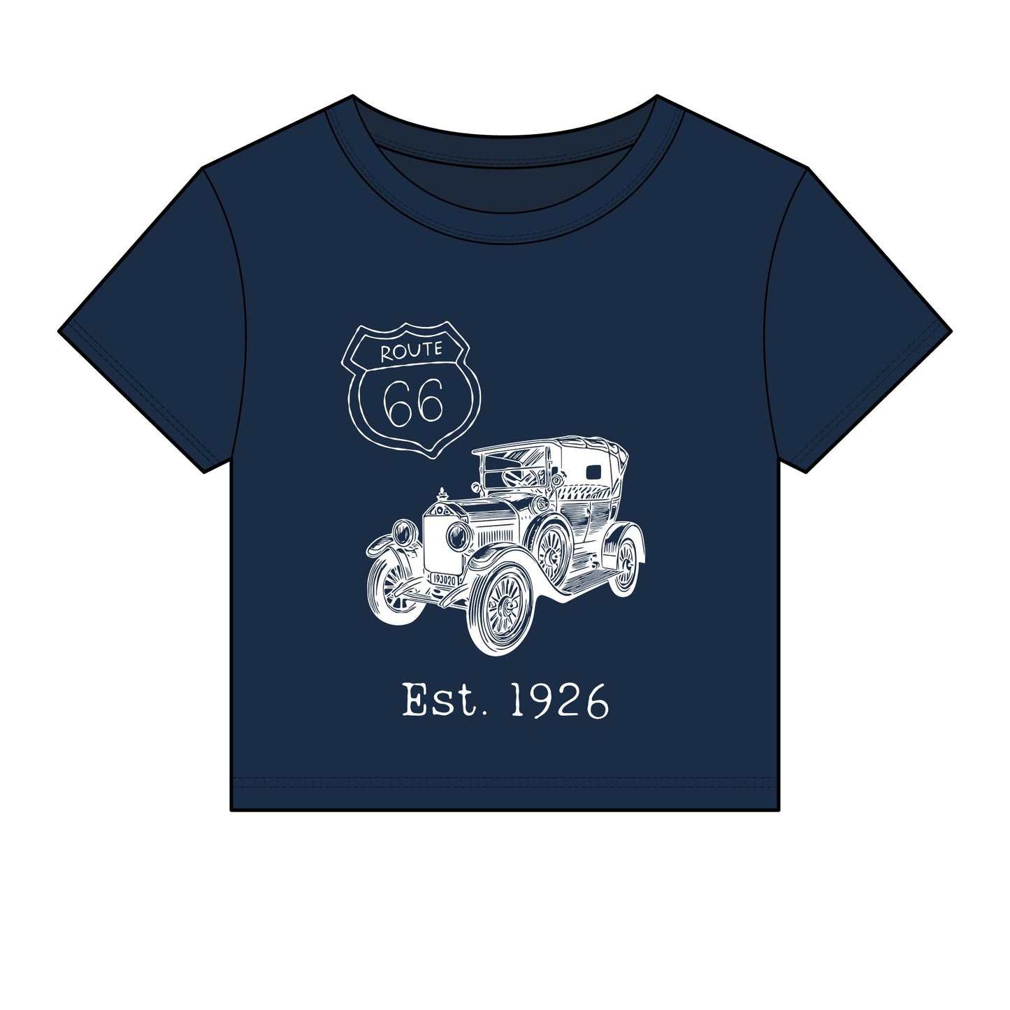 Route 66 Centennial Baby Tee