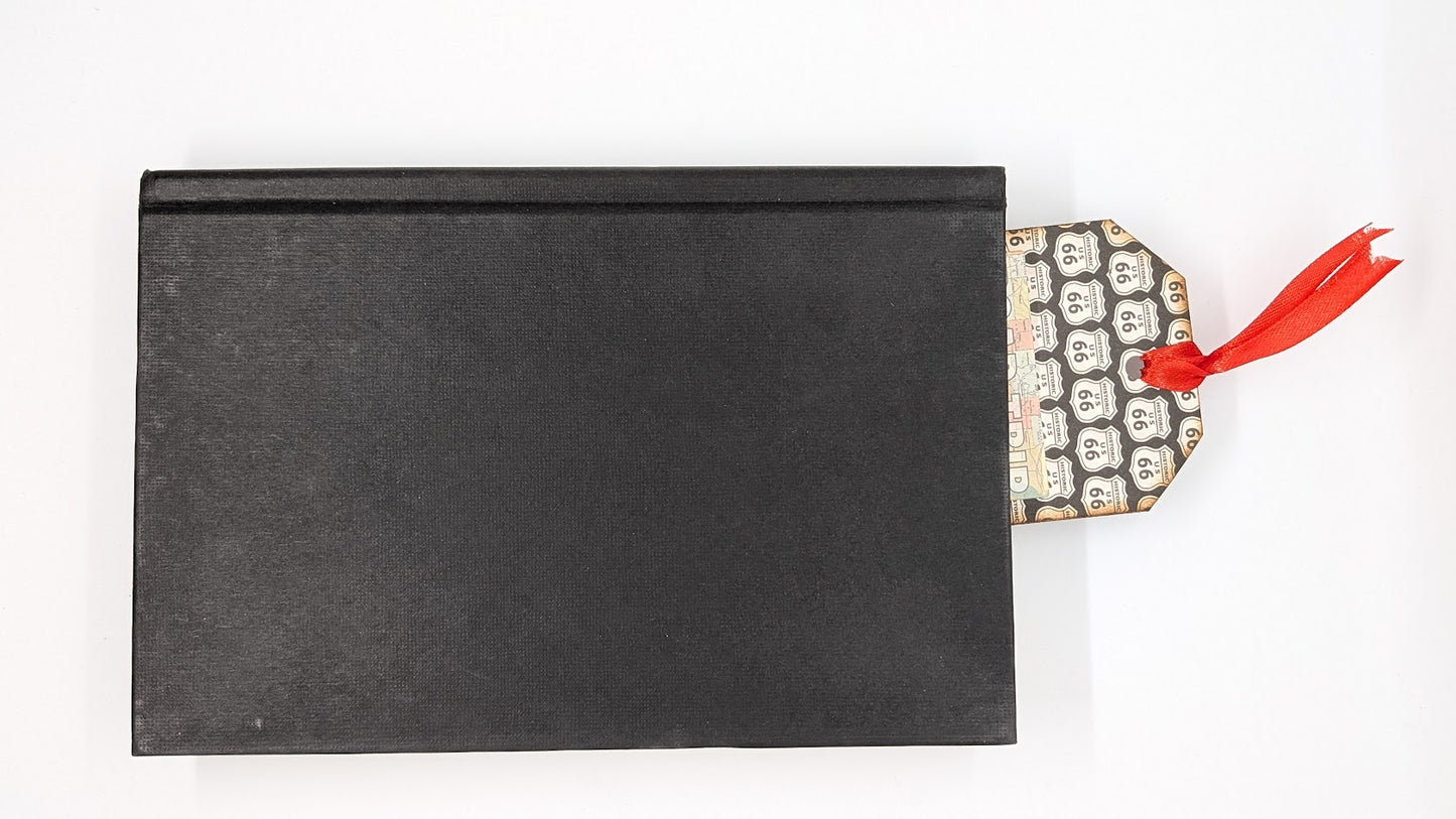 Route 66 Vintage-Style Bookmarks – Handmade Travel - Inspired Set of 3