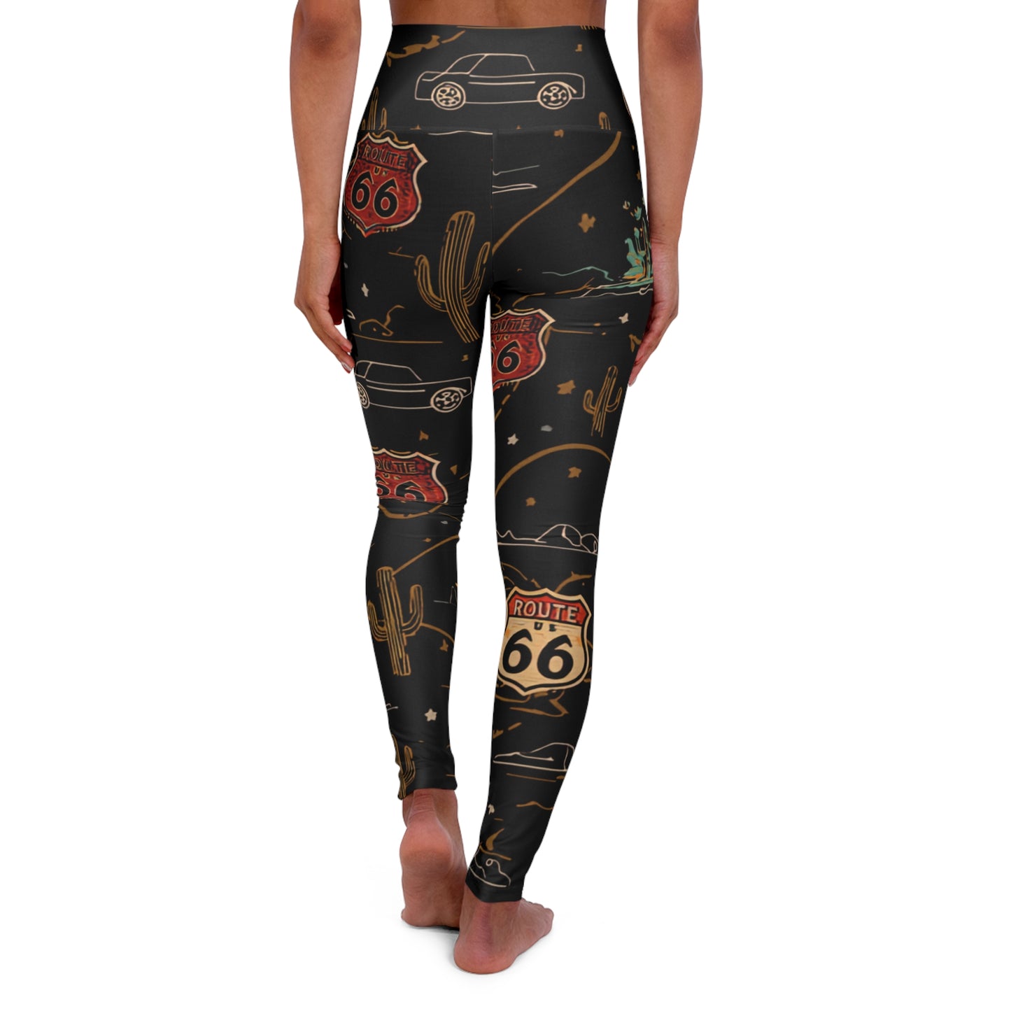 Route 66 Desert Nights High-Waisted Leggings