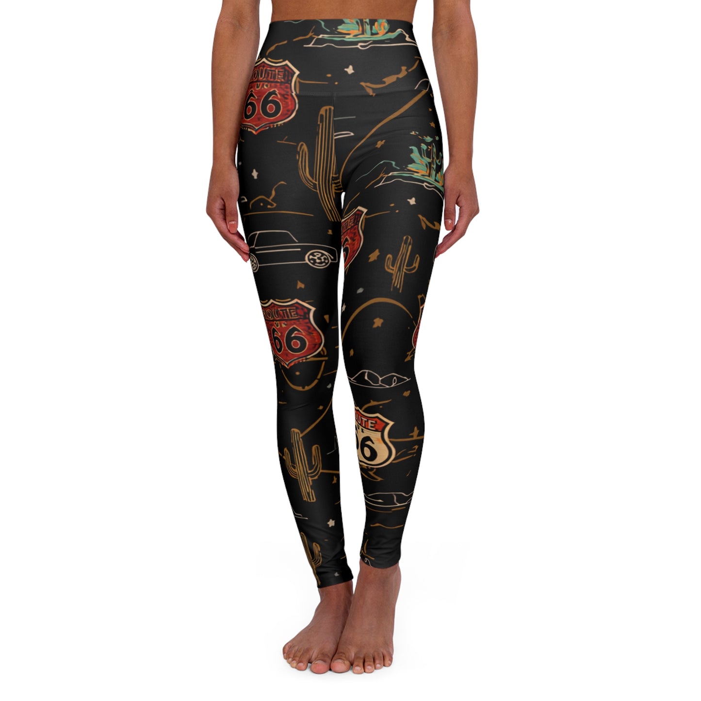 Route 66 Desert Nights High-Waisted Leggings