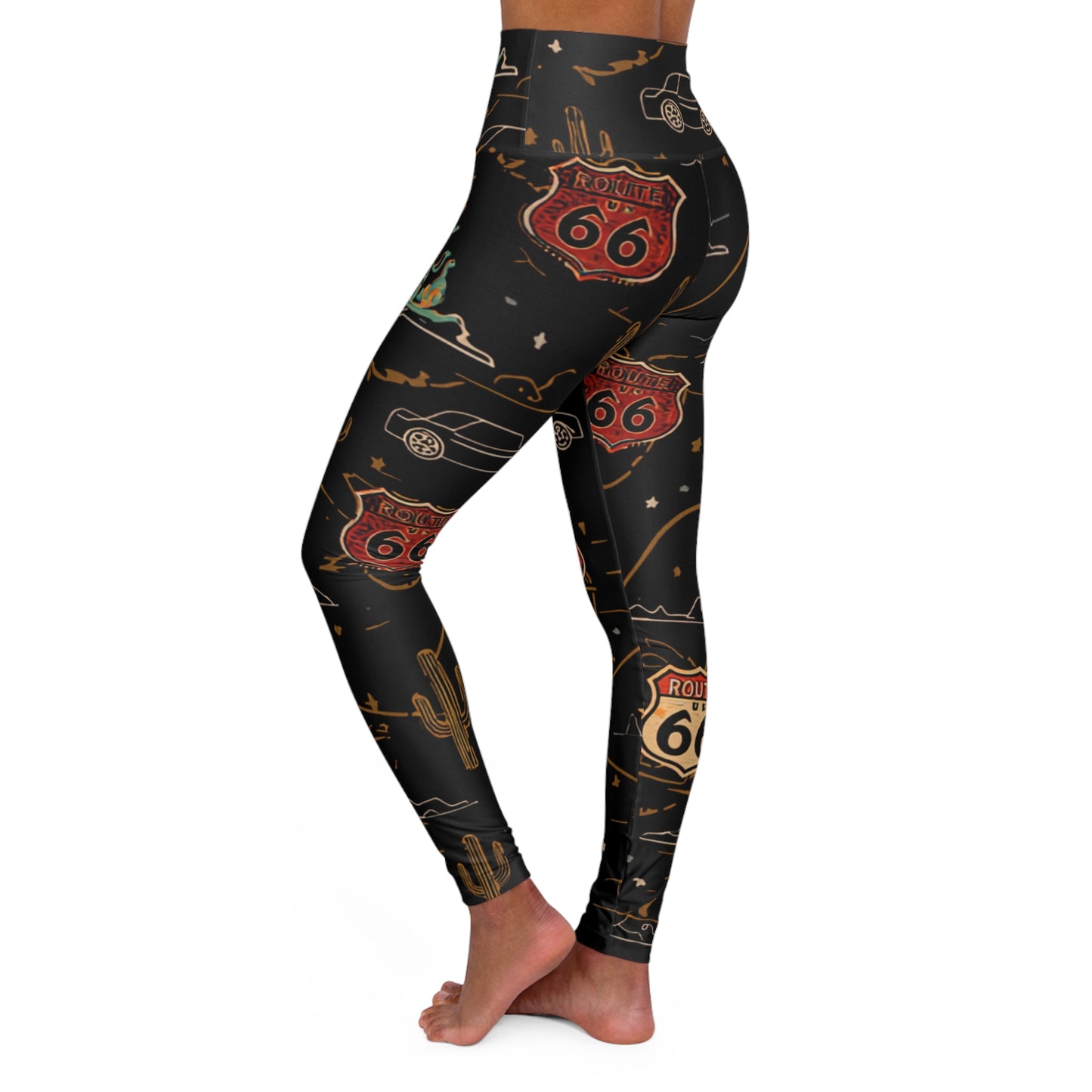 Route 66 Desert Nights High-Waisted Leggings