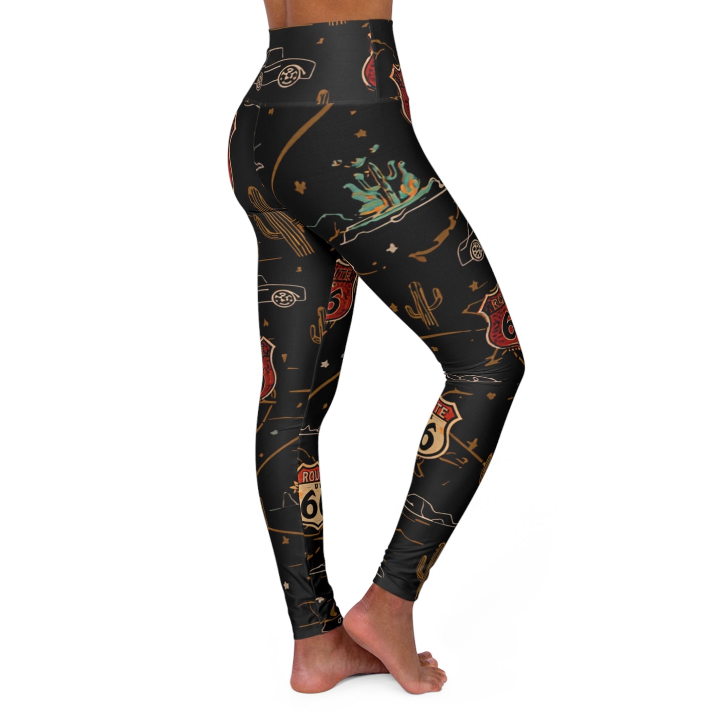 Route 66 Desert Nights High-Waisted Leggings