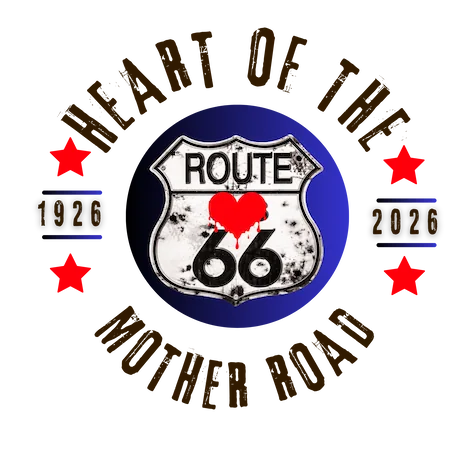 Heart of the Mother Road centennial logo.