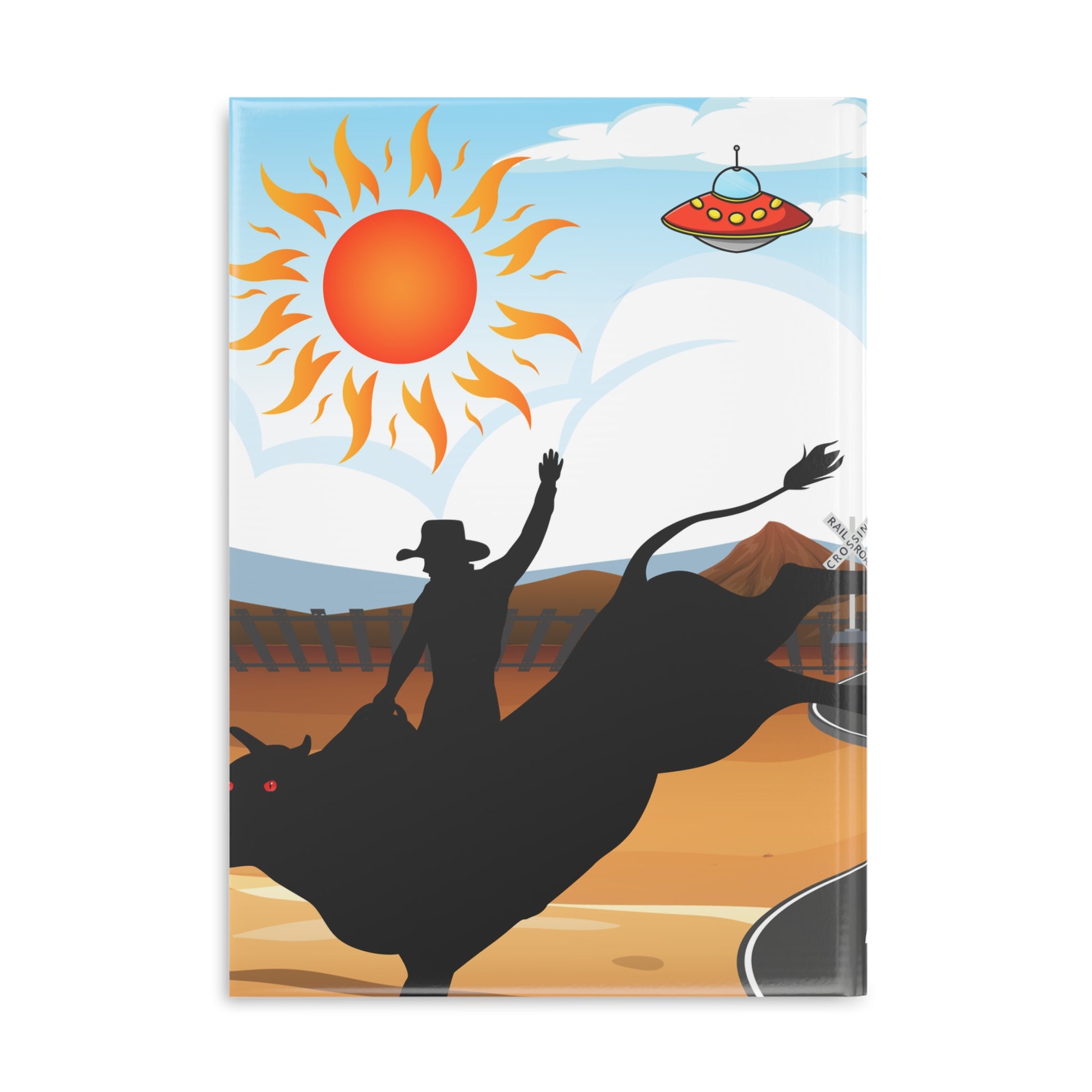 Bring the spirit of the open road to your desk with this Wild West Route 66 Notebook. Featuring a puffy hardcover, vibrant desert highway artwork and even a playful UFO, this journal is perfect for travelers, writers and Route 66 lovers. Ideal for jotting down road trip memories or sketching your next adventure